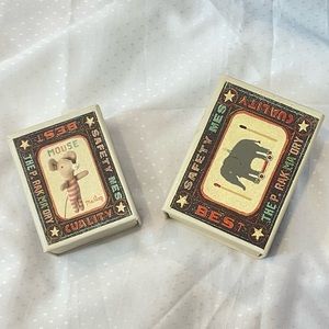 Lightly used Maileg USA Mice in Boxes.